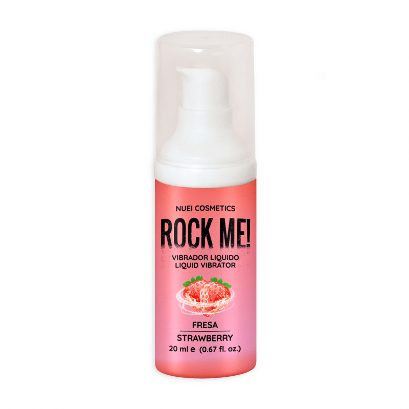 Жидкий вибратор "Nuei Rock Me" клубника, 20ml 