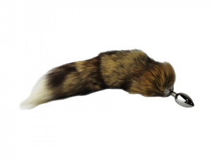 Пробка с лисьим хвостом "Vandersex" металл, S